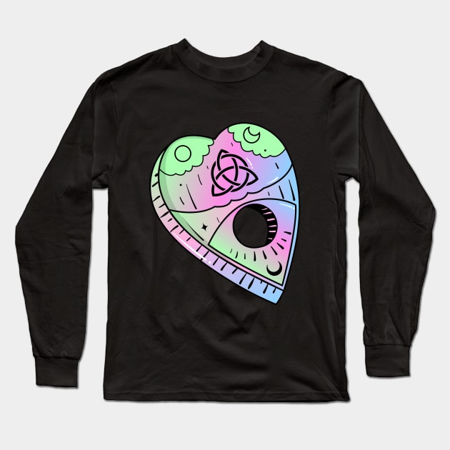 Magic Witchy heart Long Sleeve T-Shirt by Mooxy